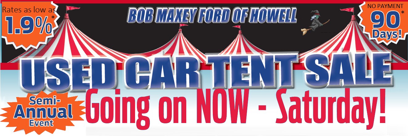 10-2017 Used Car Tent Sale at Bob Maxey Ford of Howell