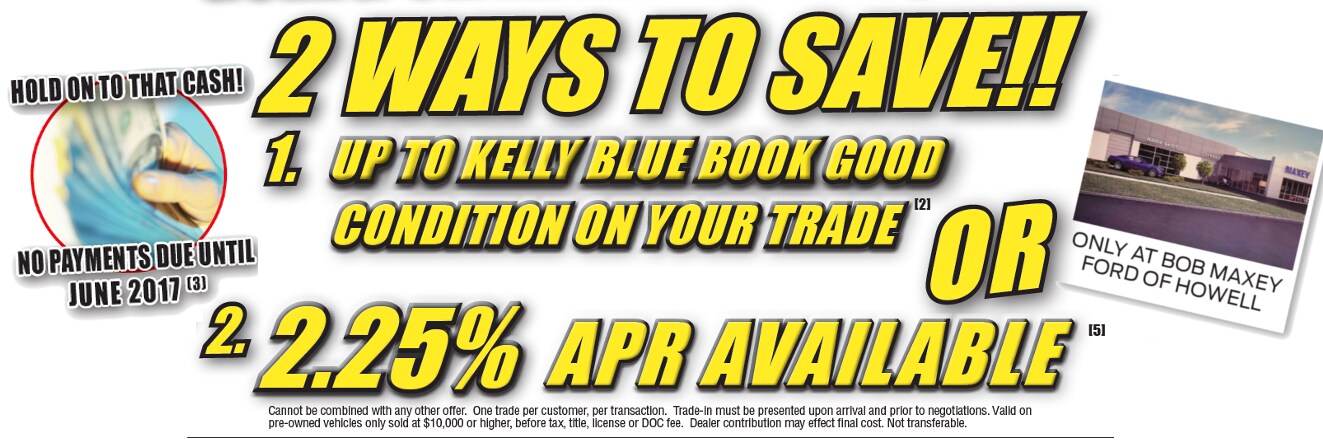 Used Car Tent Sale - 2 ways to save