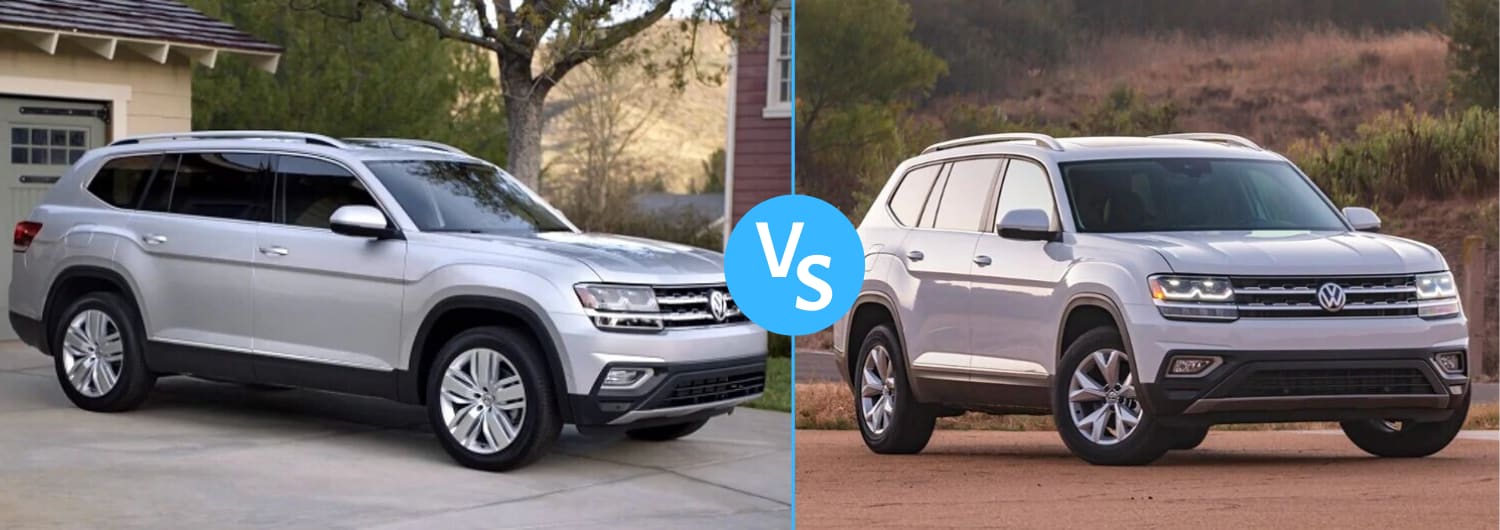 2020 vs 2019 Volkswagen Atlas.png A 2020 VW Atlas beside a 2019 VW Atlas