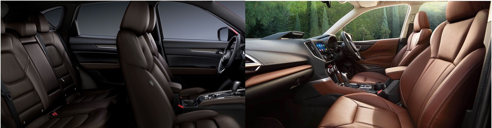interior-2020-mazda-cx-5-vs-subaru-forester-bob-penkhus-mazda-dealership.jpg the interior seating of a 2020 Mazda CX-5 vs a 2020 Subaru Forester