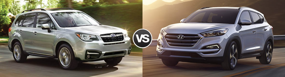 2017 Subaru Forester vs 2017 Hyundai Tucson