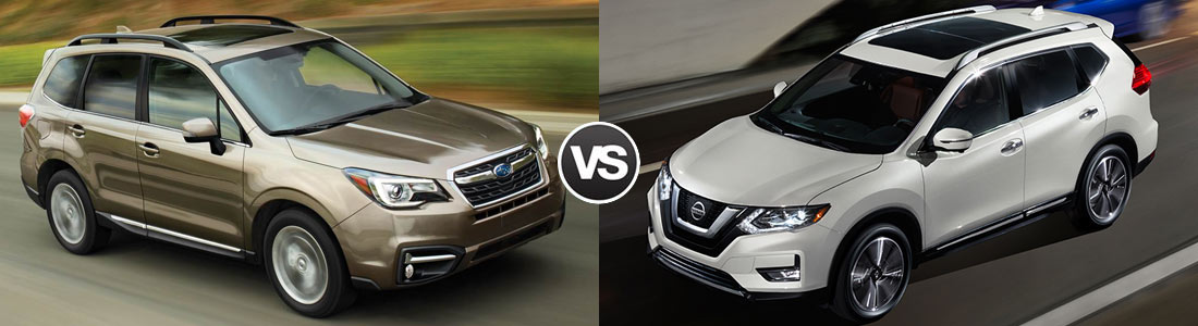 2017 Subaru Forester vs 2017 Nissan Rogue