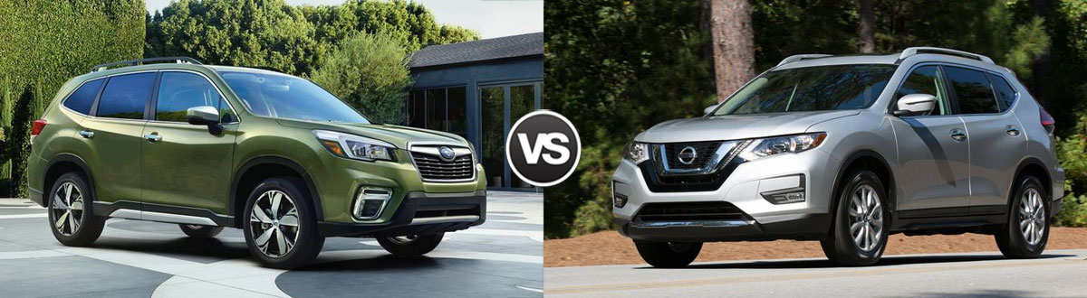 2020 Subaru Forester vs 2020 Nissan Rogue