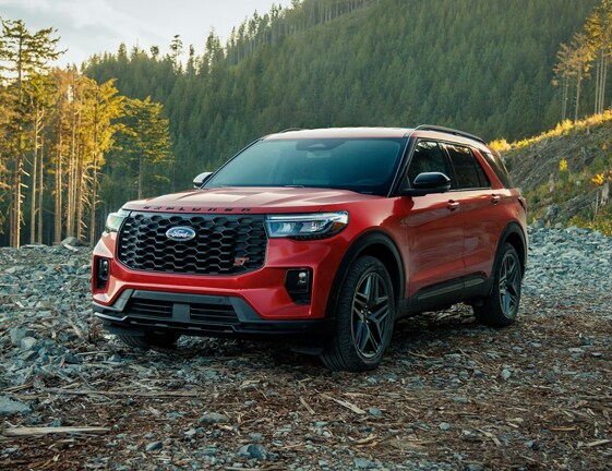 Ford Explorer on the road