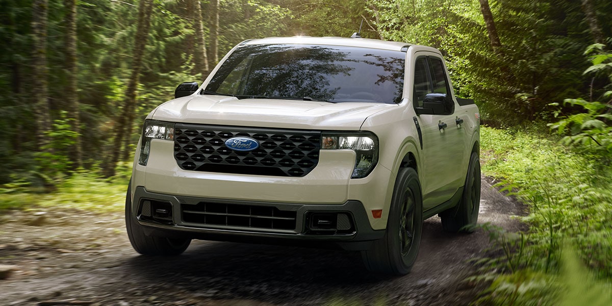 2025 Ford Maverick Driving in the Forest