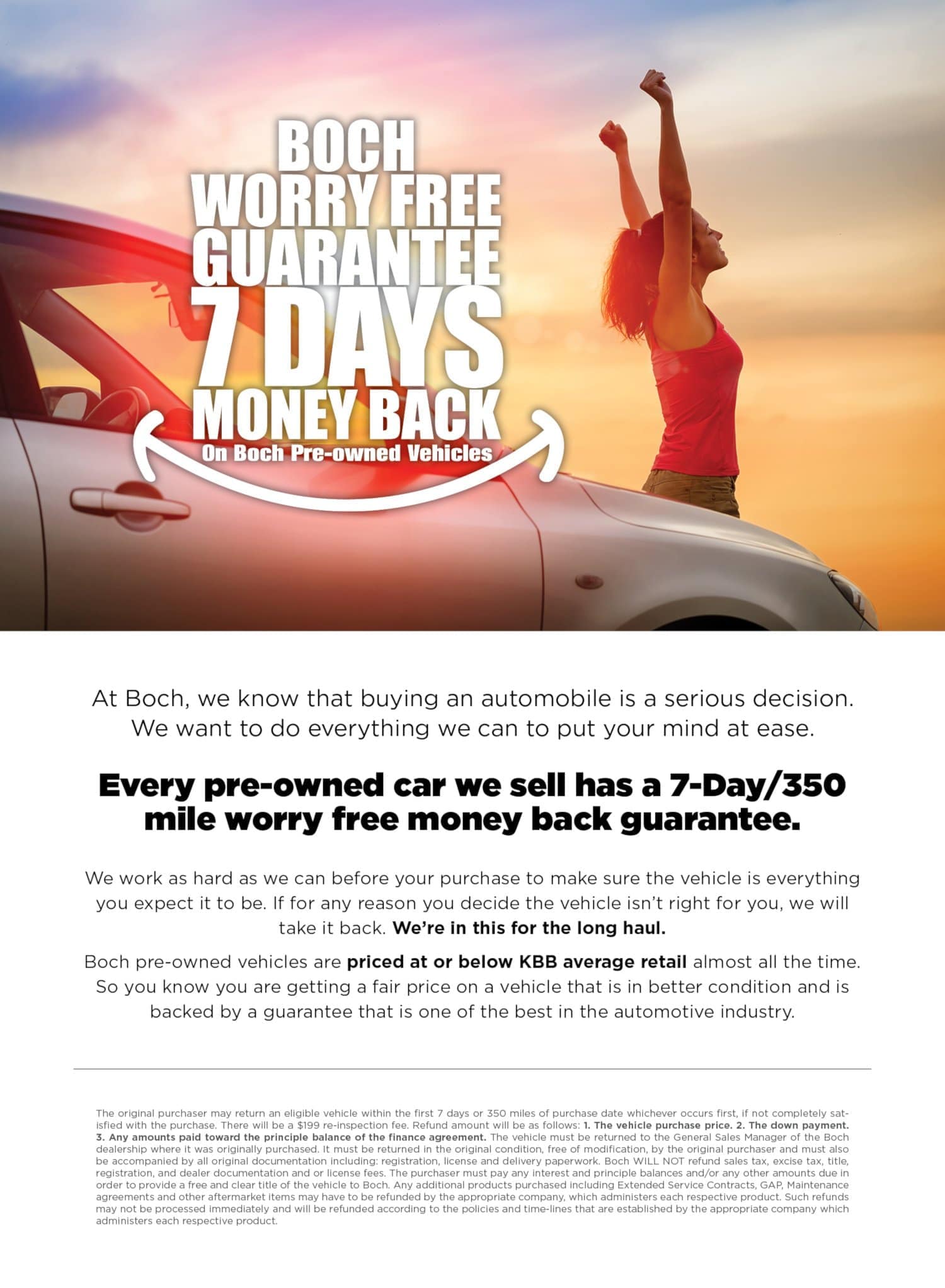 Boch Worry Free Buy Back Guarantee