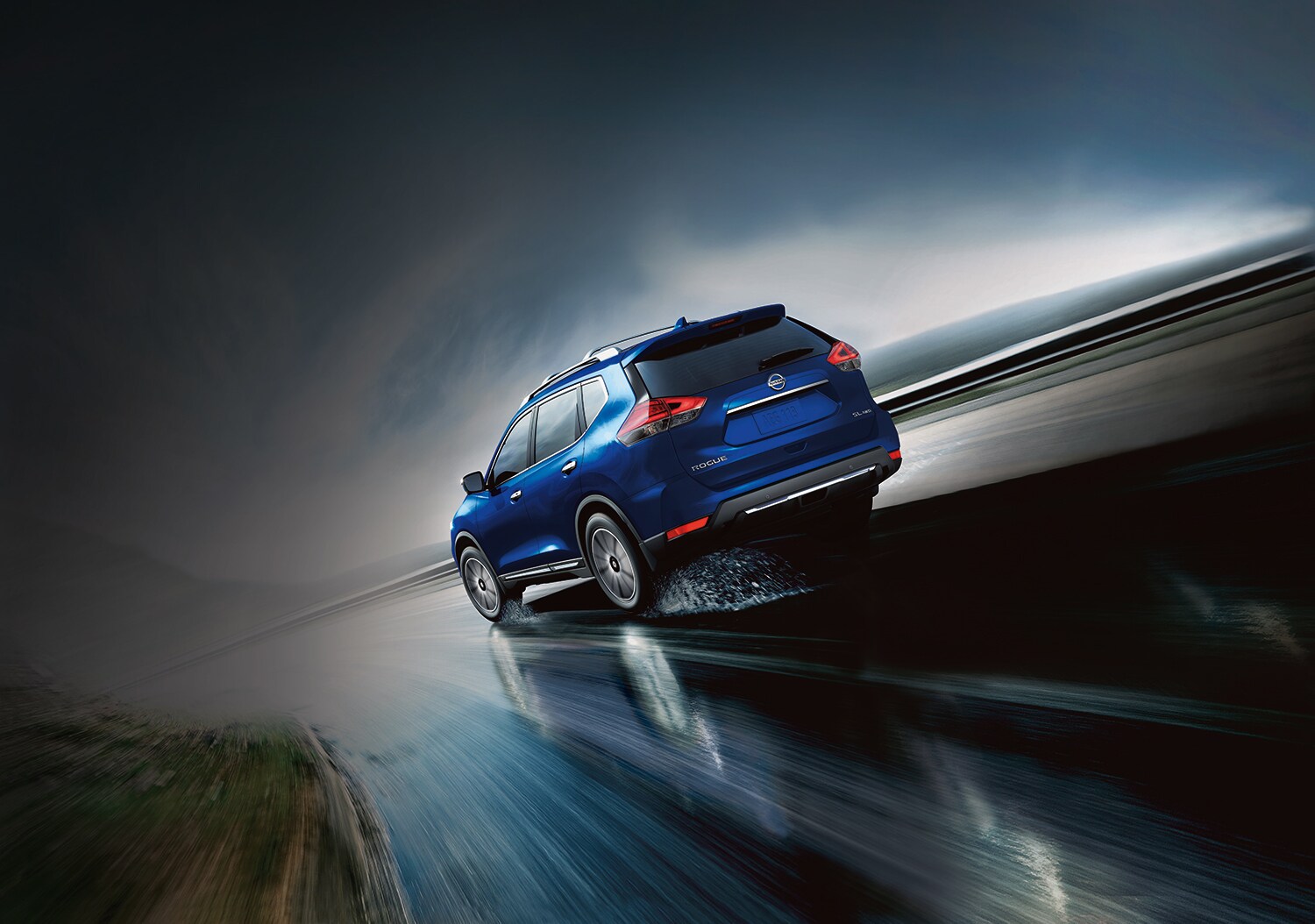 Boch Nissan is a Car Dealership near Brockton, MA | 2020 Nissan Rogue driving in rain