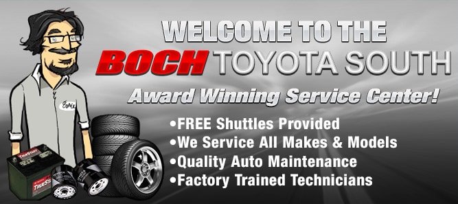 Boch toyota service department hours