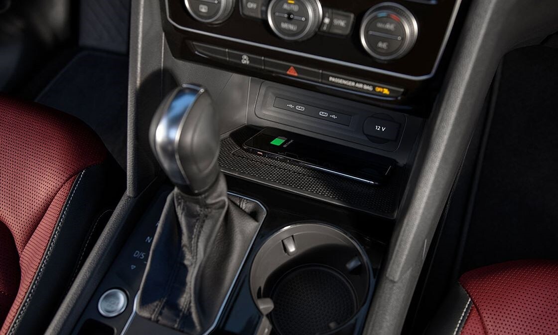 2023 VW Atlas Cross Sport available wireless charging