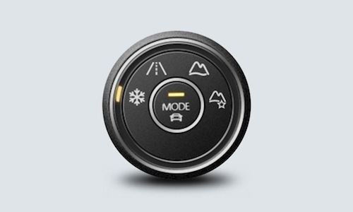2023 VW Atlas Cross Sport snow mode