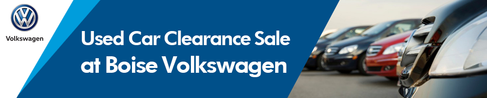 Used Car Specials clearance sale at Boise Volkswagen in Ada County
