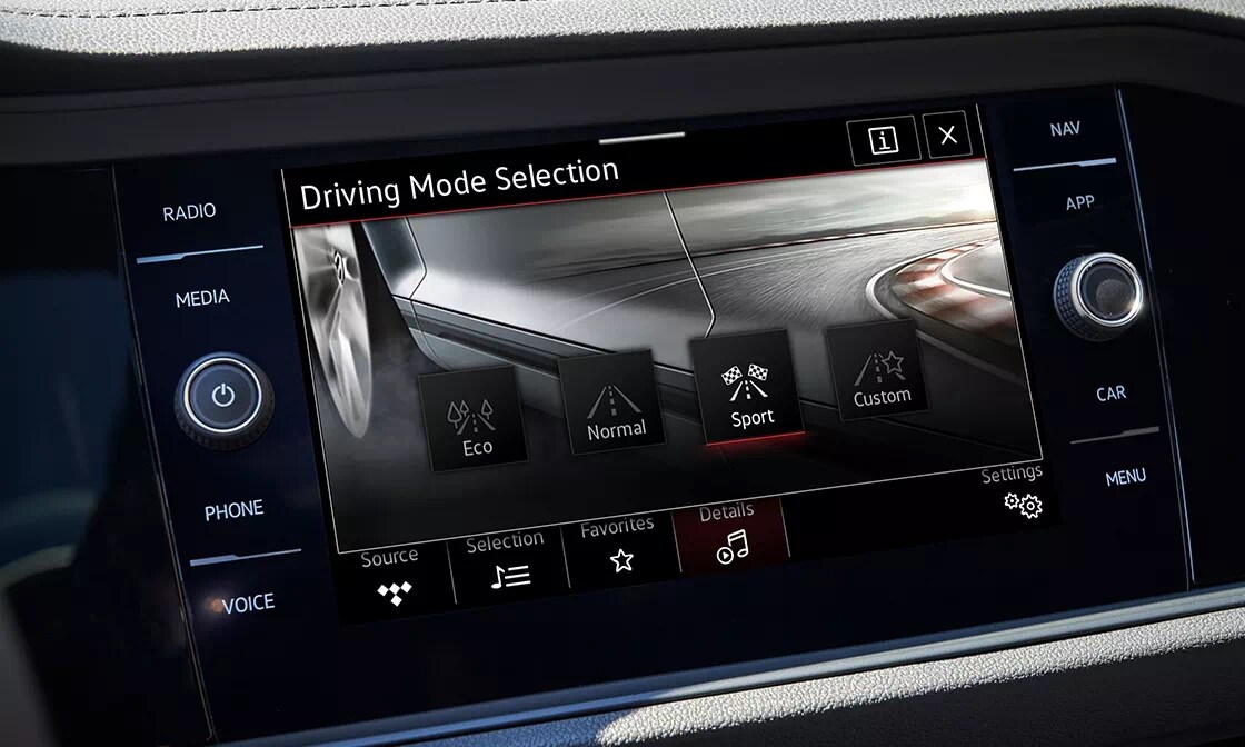 2021 Volkswagen Jetta with custom driving modes