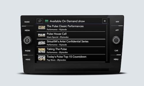 2023 VW Atlas Cross Sport Sirius XM available on demand options