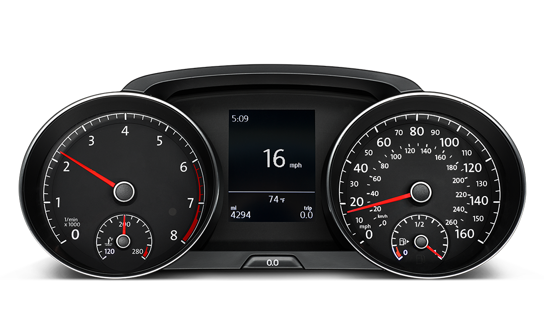 2020 Volkswagen Golf dashboard