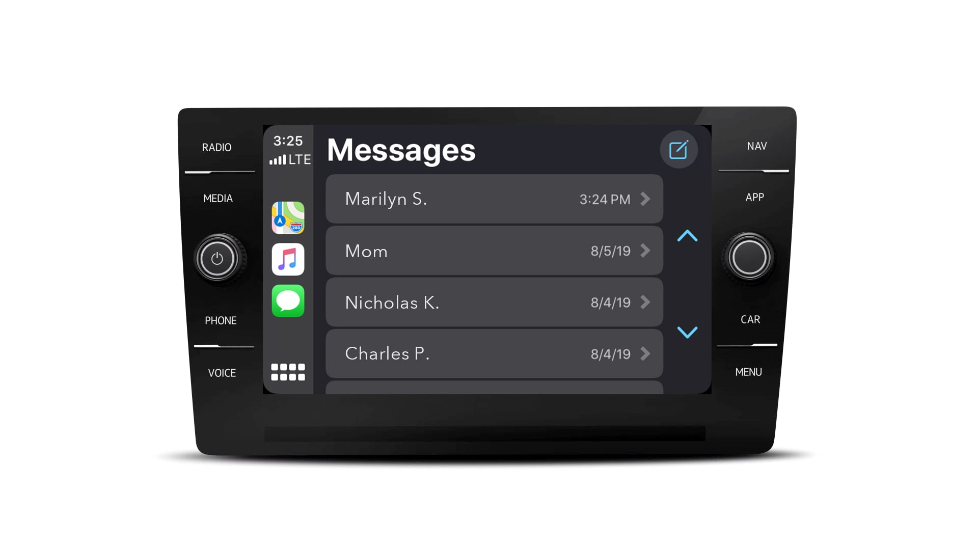 2020 Volkswagen Golf with Apple Maps