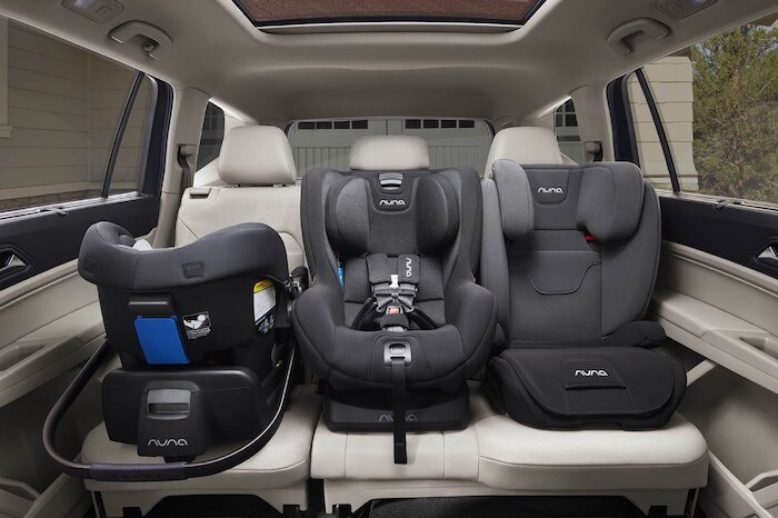 2020 volkswagen atlas with room for 3 child seats.