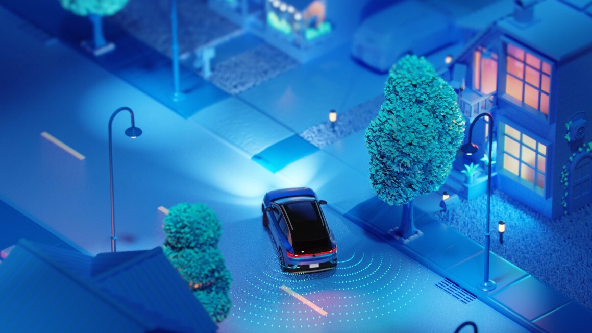 2023 VW Tiguan rear traffic alert