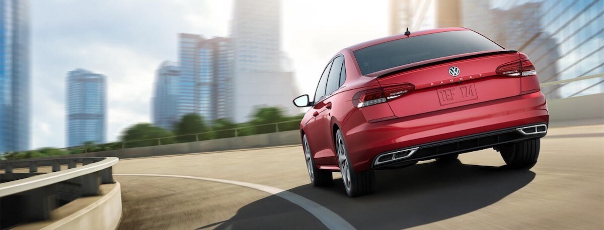 2020 volkswagen passat on exit ramp