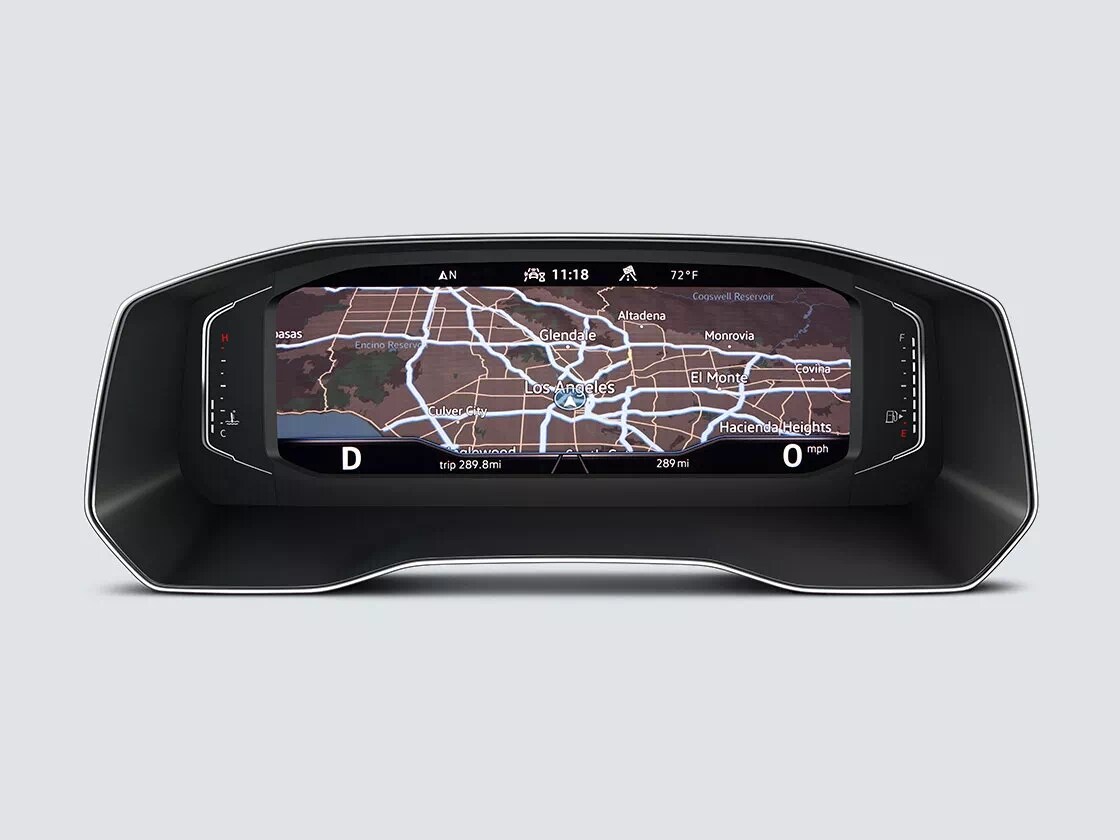2021 Volkswagen Atlas Cross Sport custom digital cluster display