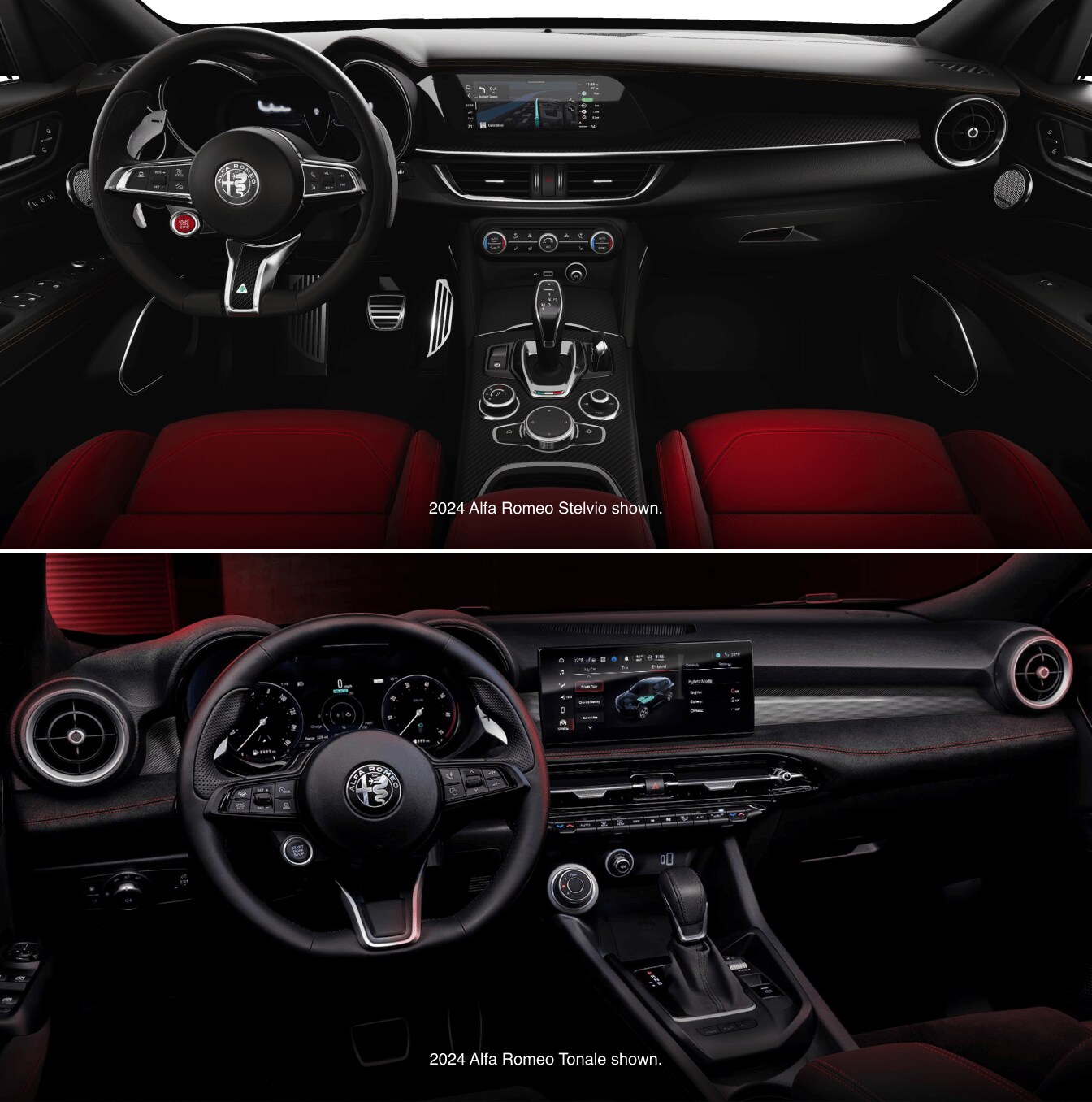 Alfa Romeo Stelvio vs. Tonale Interior