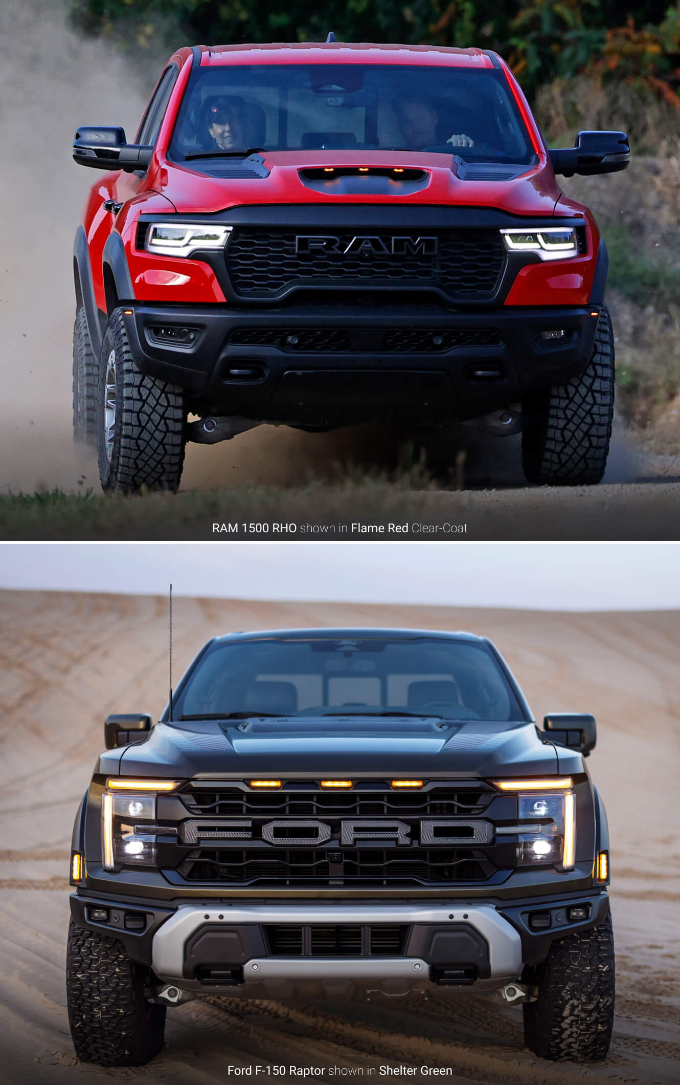 2025 Ram 1500 vs. 2025 Ford F-150 Engine Options & Specs