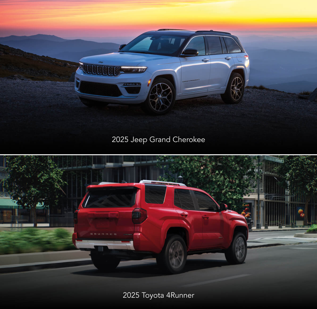 2025 Jeep Grand Cherokee vs. 2025 Toyota 4Runner Fuel Economy