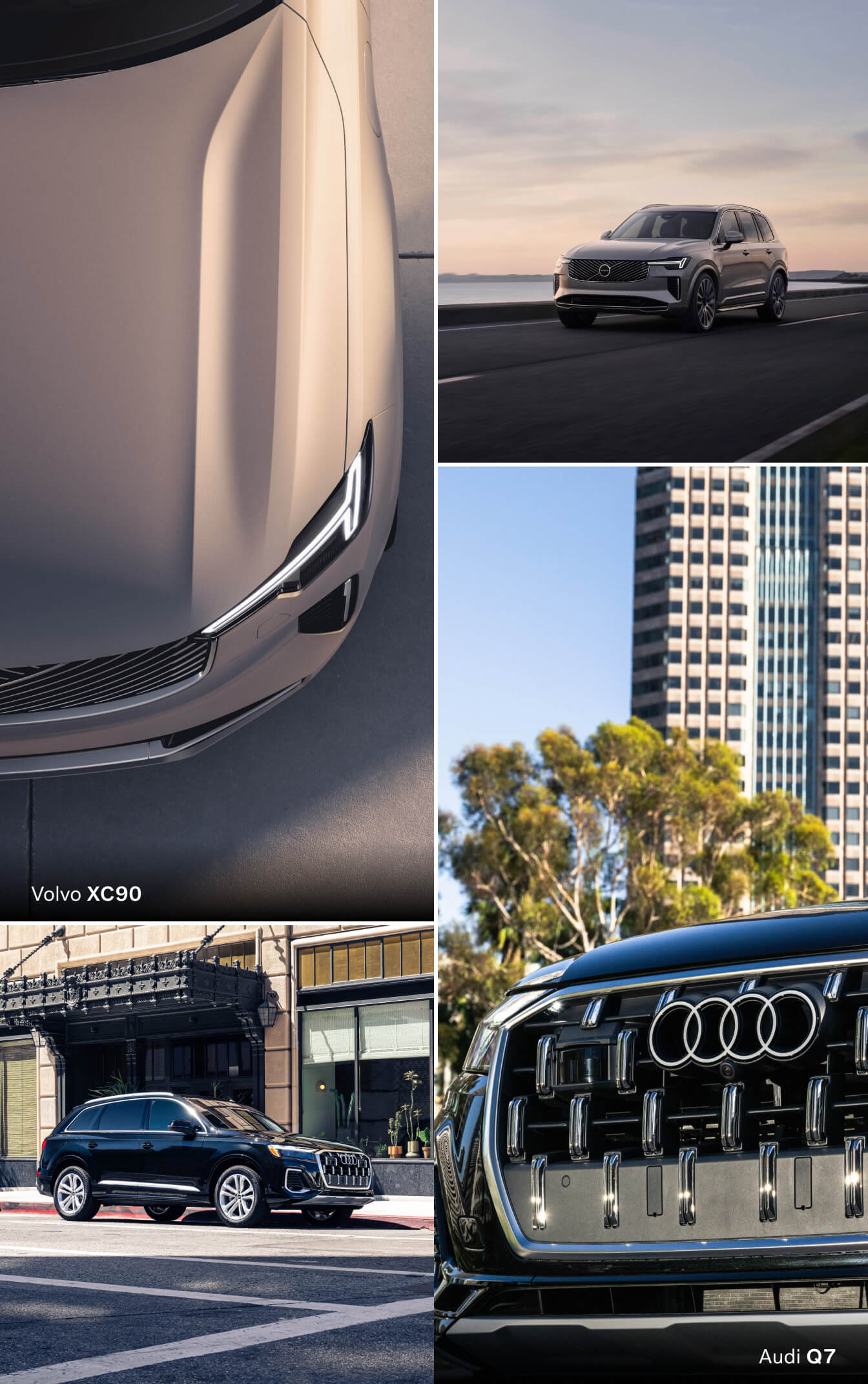 2025 Volvo XC90 vs. 2025 Audi Q7 Specs & Performance