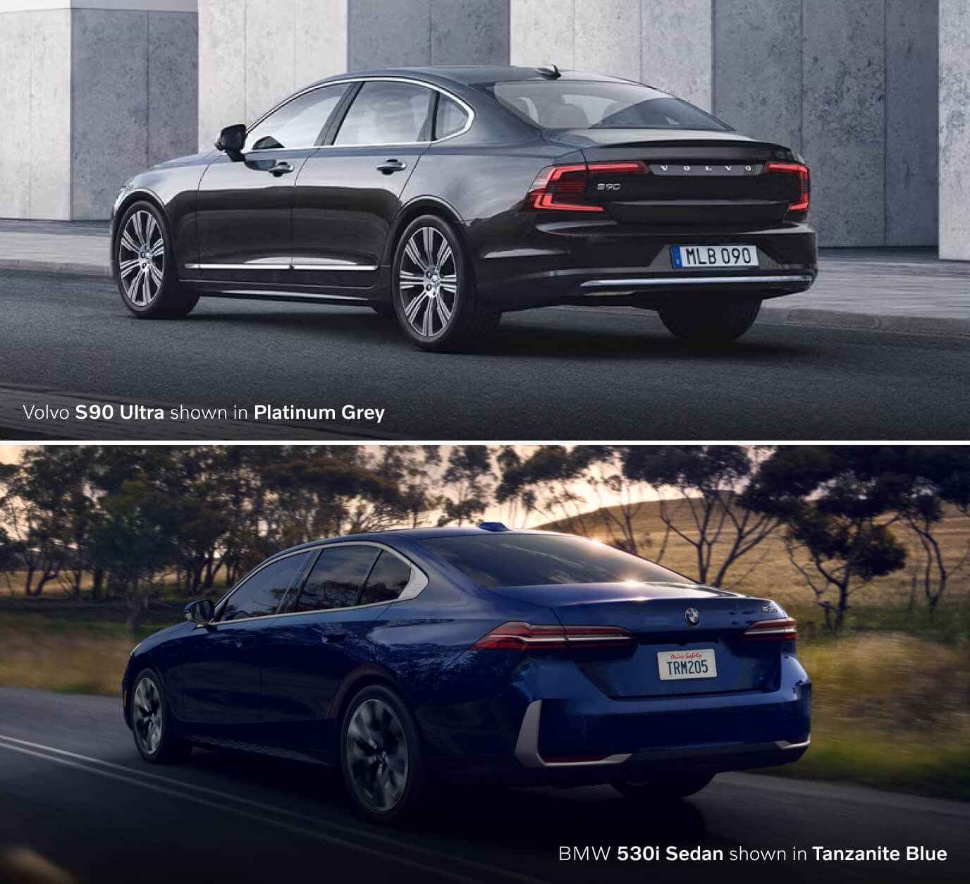 2025 Volvo S90 vs. 2025 BMW 5 Series Size & Cargo