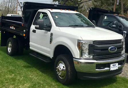 2018 Ford F-350 4X4 Reading Dump Body shown