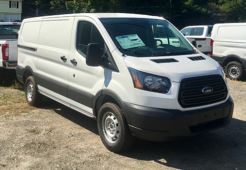 2017 Ford Transit 250 w/ Low Roof shown
