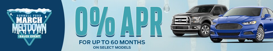0% APR on Select Models