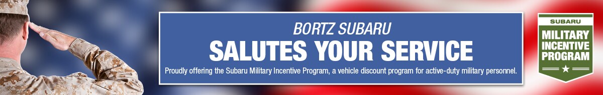 Military Incentive Program at Bortz Subaru