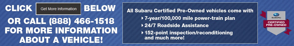 Bortz Subaru Certified Pre-Owned