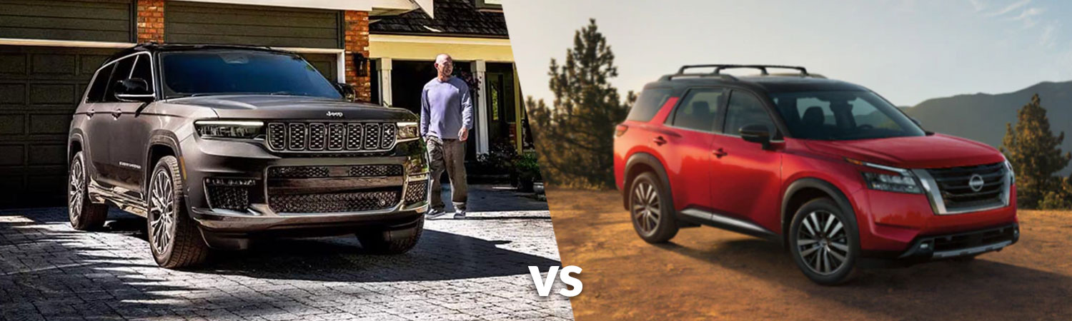 2025 Jeep Grand Cherokee vs. 2025 Nissan Pathfinder 2025 Jeep Grand Cherokee vs. 2025 Nissan Pathfinder