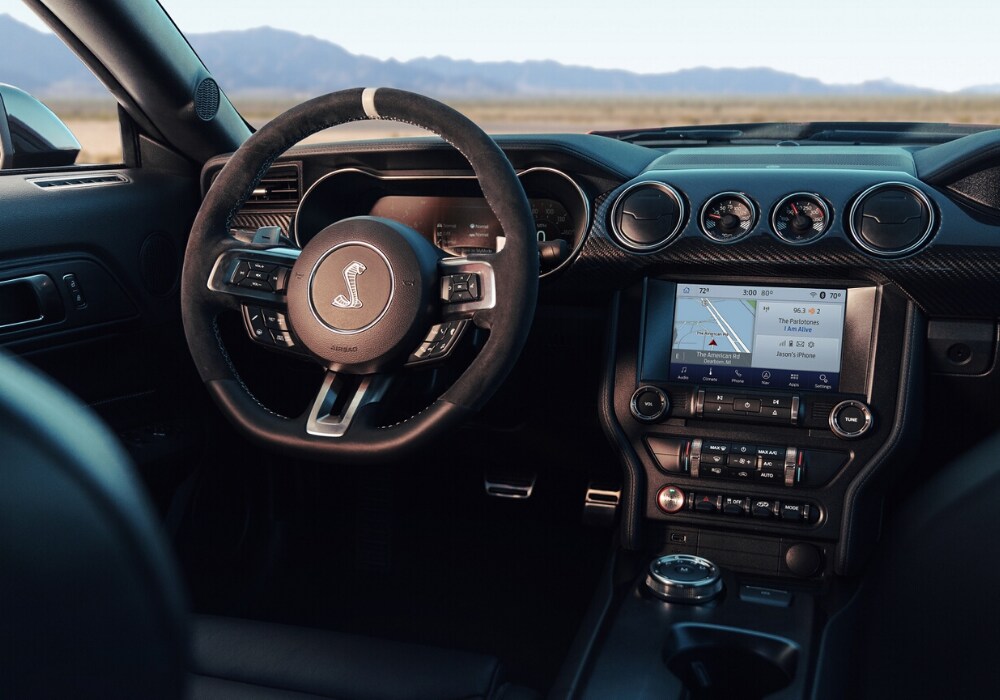 2020-ford-mustang-bullitt-bowen-scarff-ford-dealerhsip-washington.jpg Interior front dashboard design of the 2020 Ford Mustang Shebly GT series