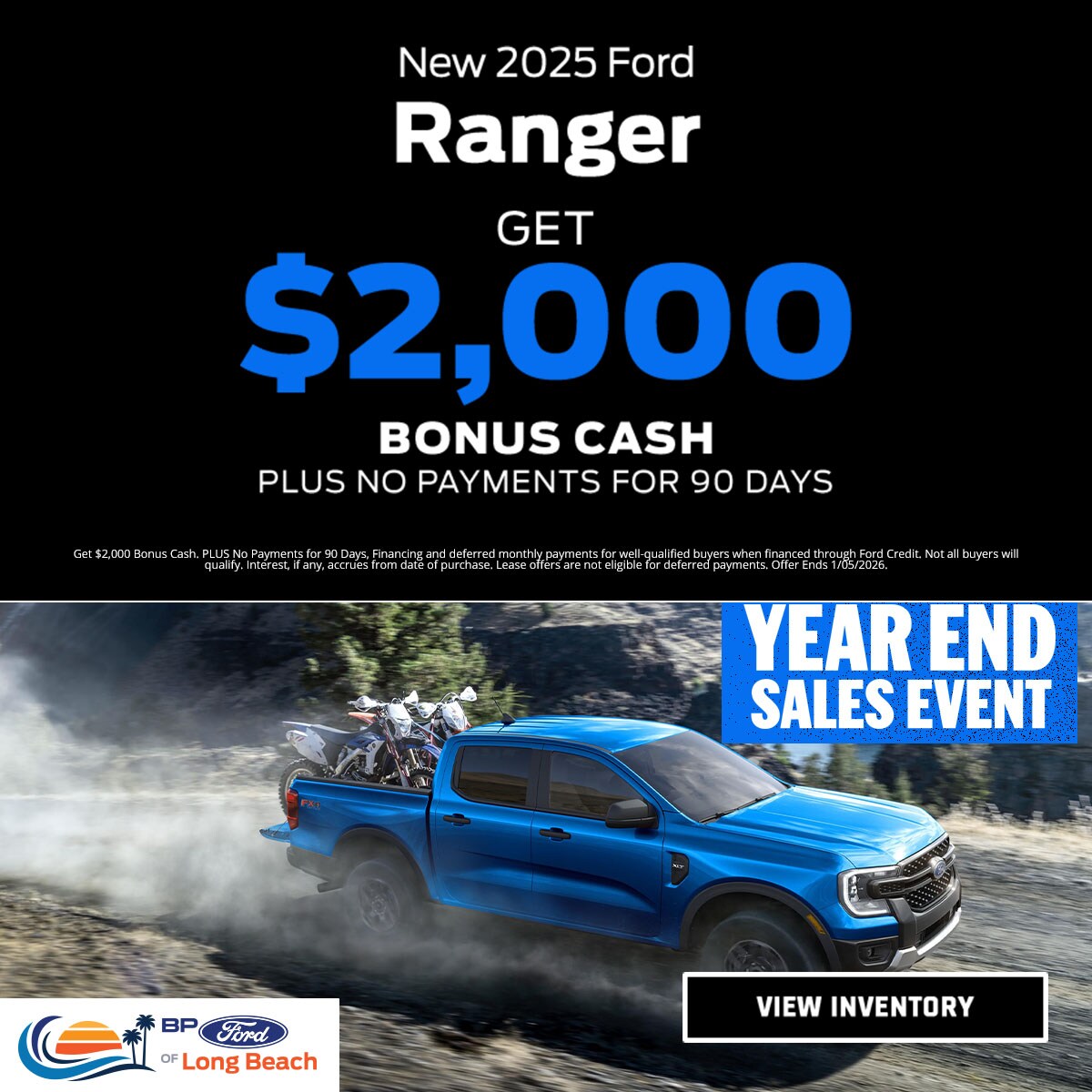 DEC2025_GPMax_New_Ford_Ranger_2025_Offer_Bonus%20Cash_1200x1200_01-05-2026.jpg