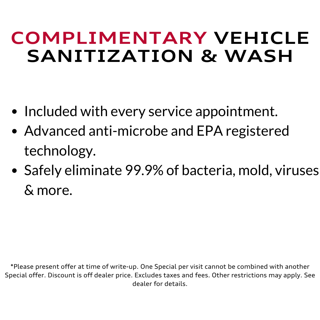 Complimentary Sanitization Special