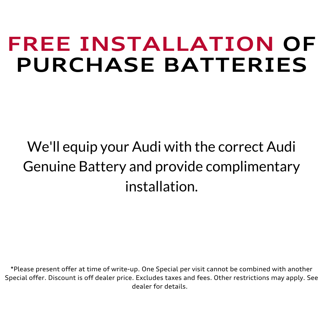 Battery Installation Special