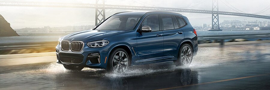Blue 2021 BMW X3 sDrive 30i Lease Deal South Florida
