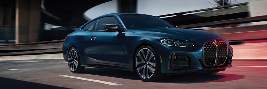 Blue 2021 BMW 430i Lease Deal Kendall