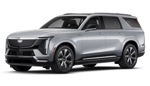 2026 Cadillac Escalade IQL Premium Luxury in Luna Metallic from a three-quarter angle.