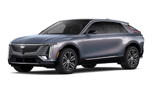 2026 Cadillac Lyriq Premium Luxury in Celestial Metallic from a three-quarter angle.