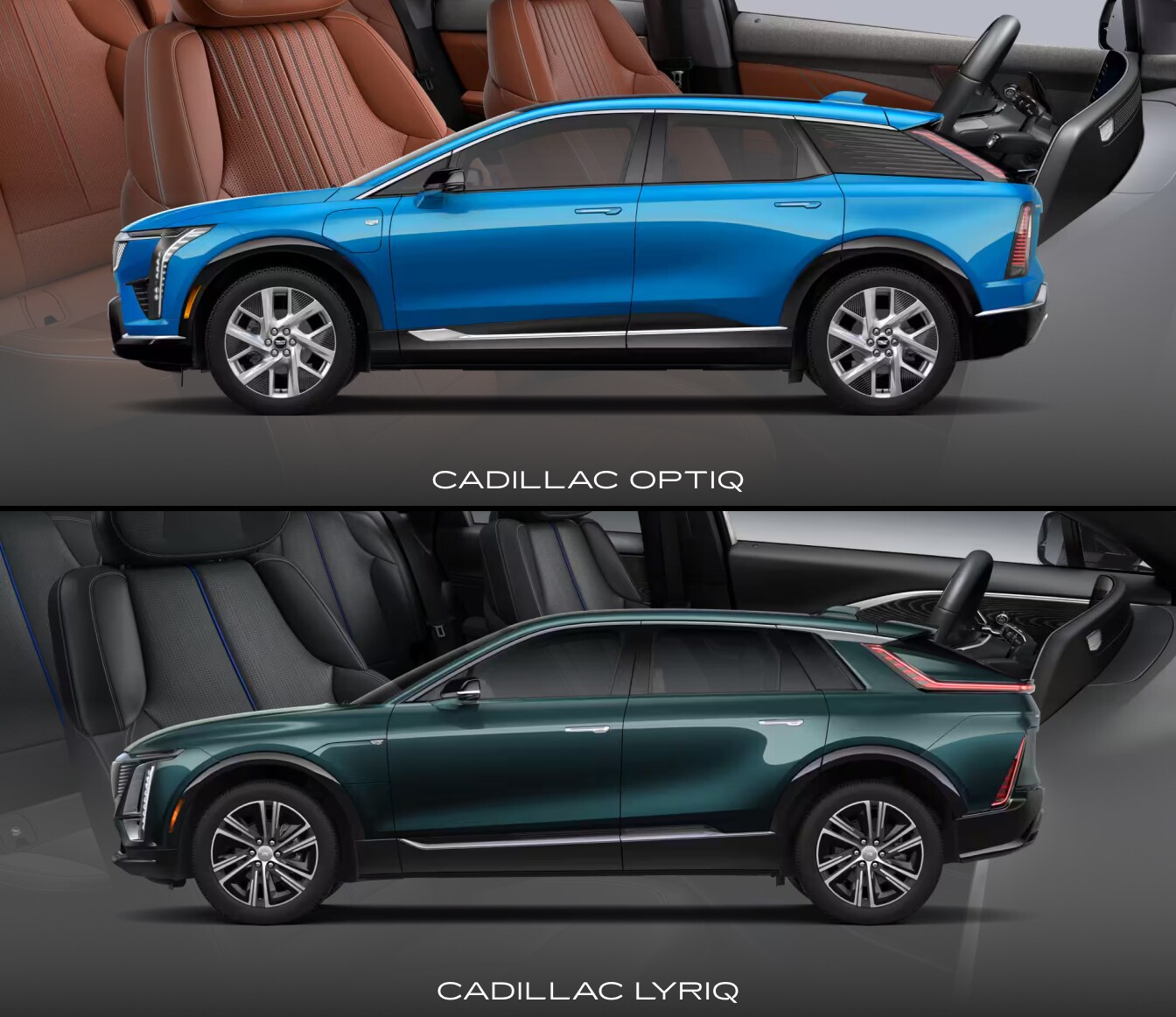 Cadillac OPTIQ vs. Cadillac LYRIQ Exterior & Interior