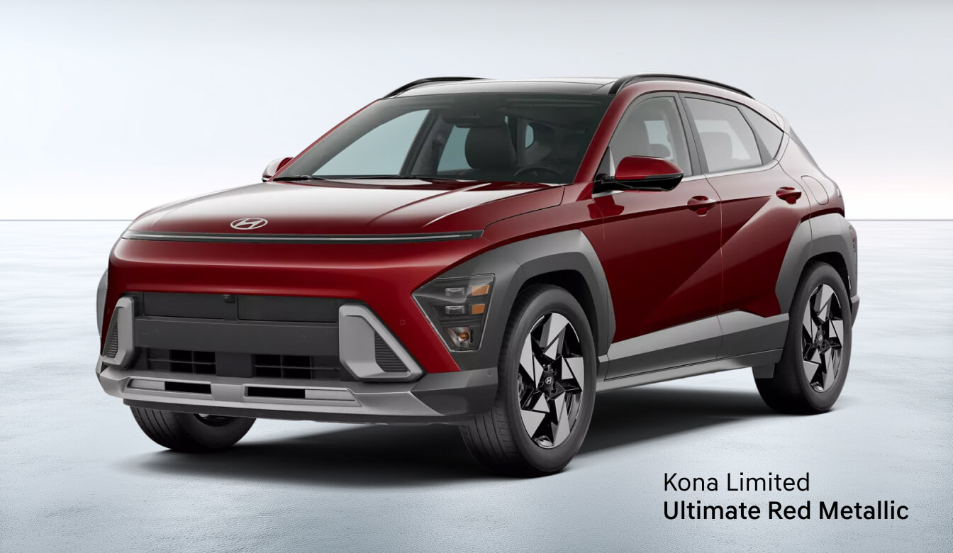 2026 Hyundai Kona Exterior Ultimate Red Metallic