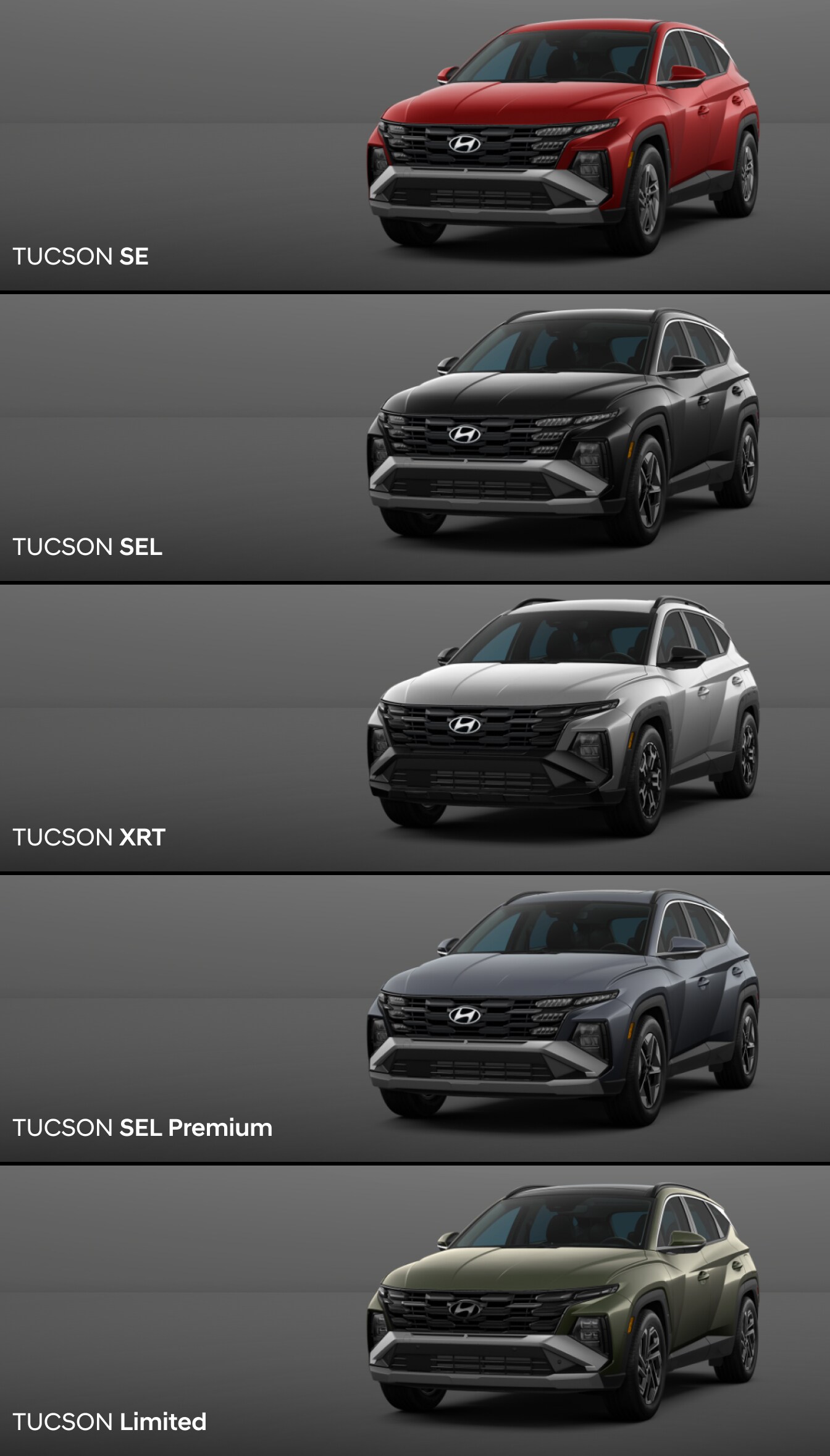 2026 Hyundai Tucson Trims