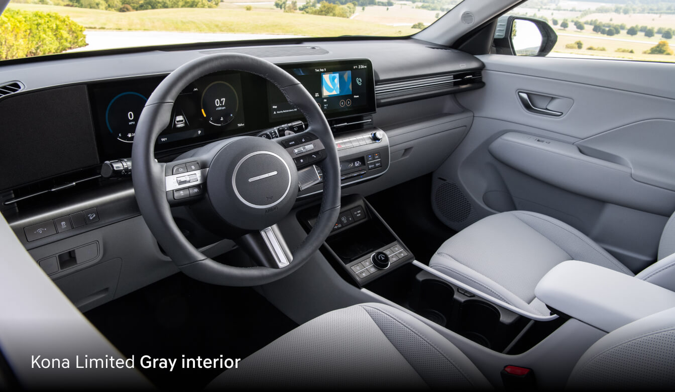 2026 Hyundai Kona Interior Gray