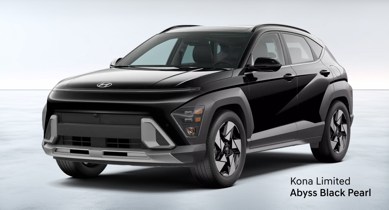 2026 Hyundai Kona Exterior Abyss Black Pearl