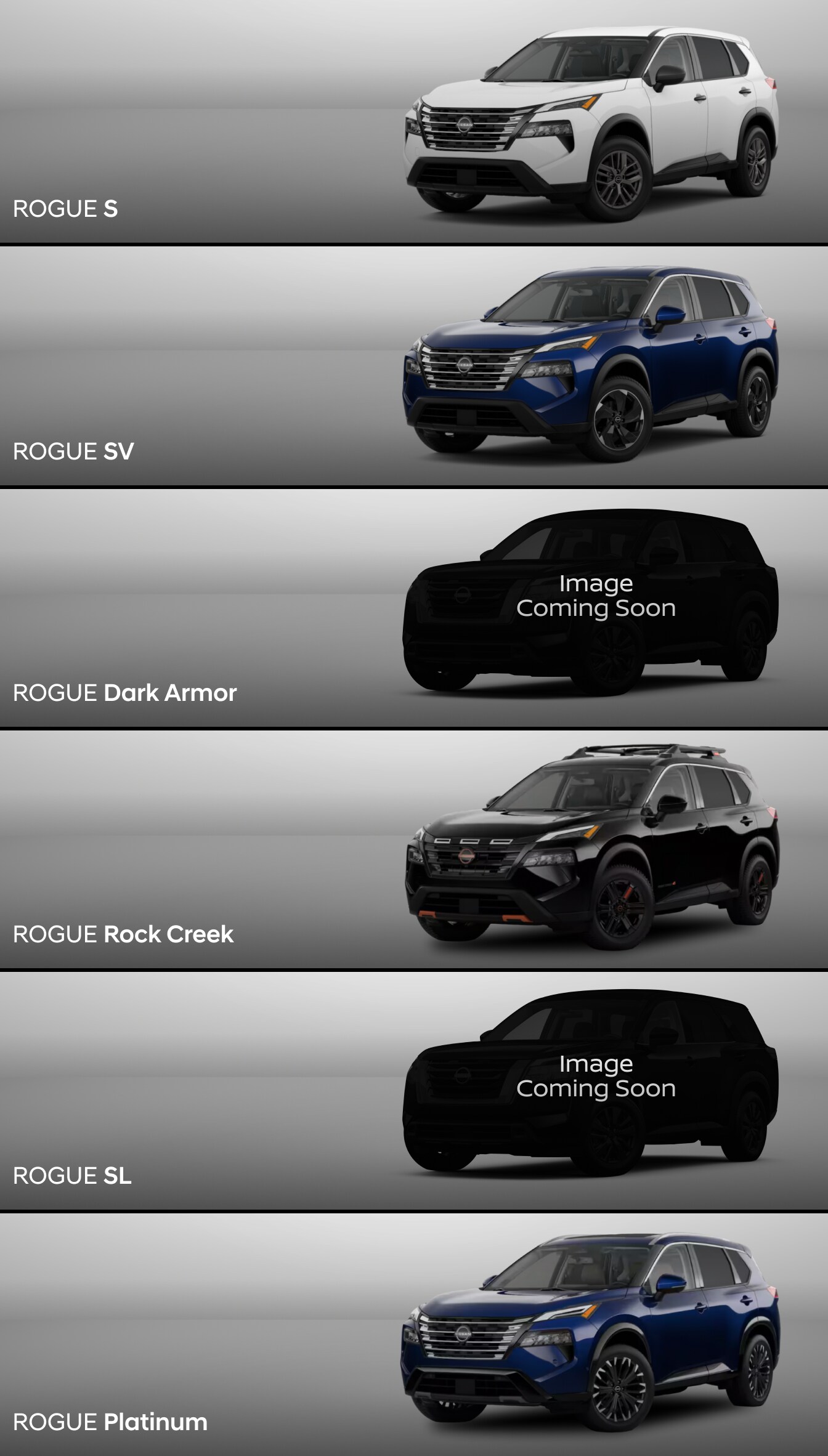 2026 Nissan Rogue Trims
