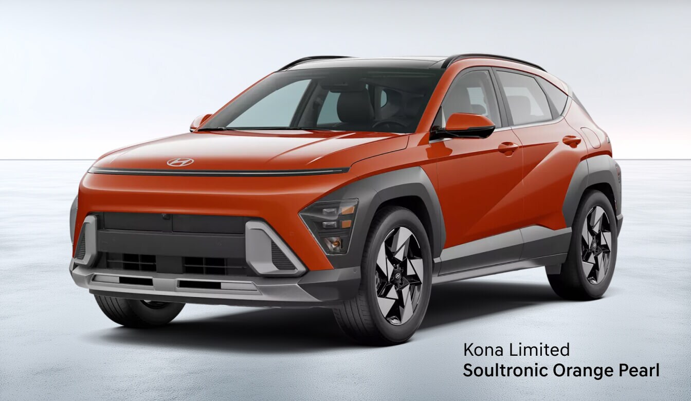 2026 Hyundai Kona Exterior Soultronic Orange Pearl