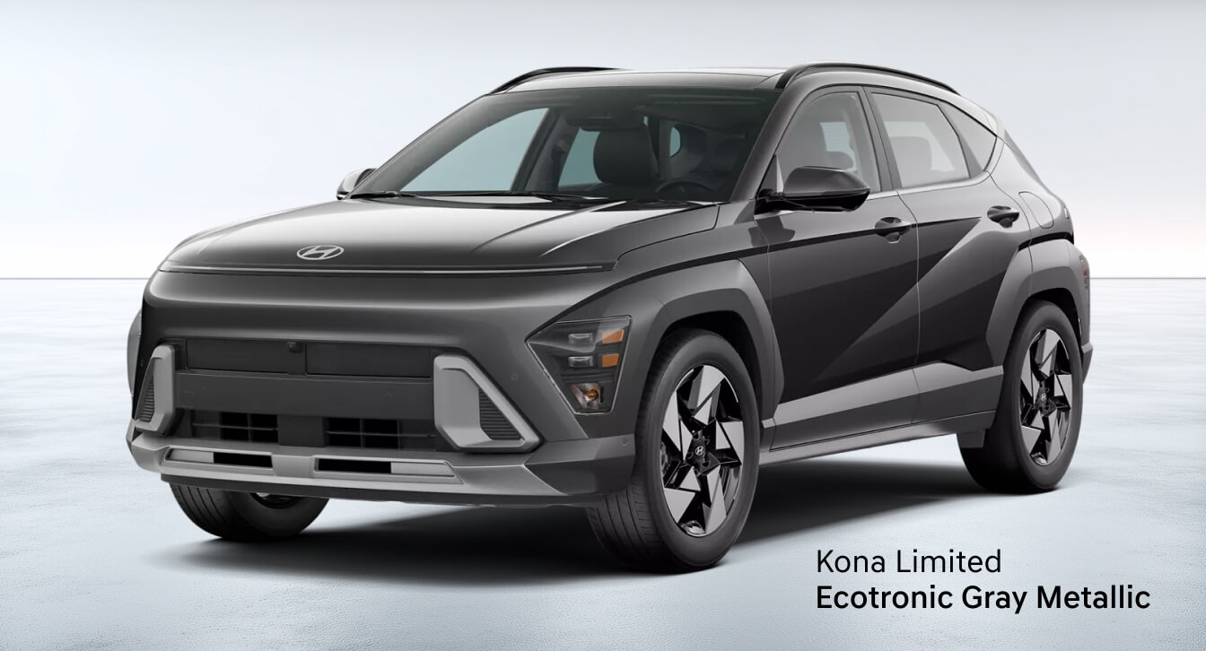 2026 Hyundai Kona Exterior Ecotronic Gray Metallic